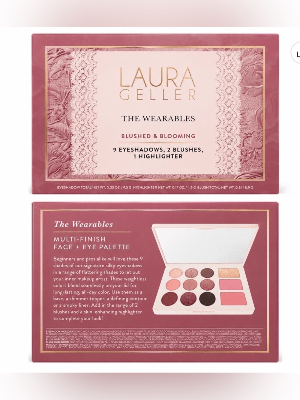 Laura Geller the Wearables Blushed & Blooming Palette